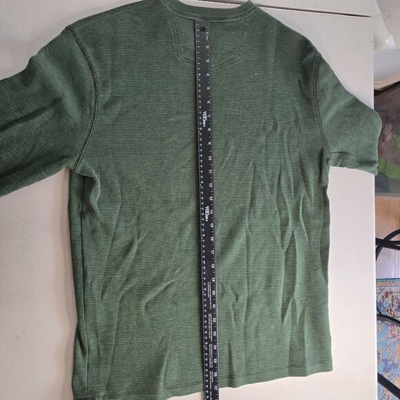 Eddie Bauer Sweatshirt Men's M Green Elk Print Long Sleeve Crew Neck - Picture 7 of 13